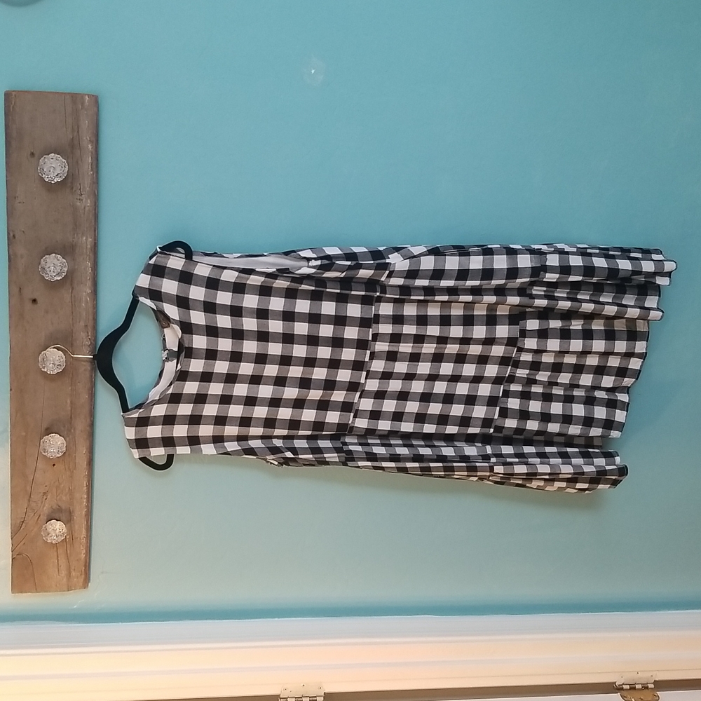 NWOT Pretty Garden Buffalo Checker Dress SZ 18